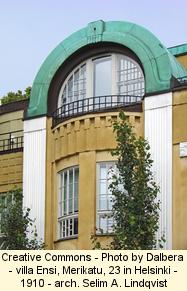 Art Nouveau building in Helsinki, Finland